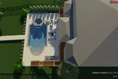 2 3D CAD inground swimming pools Myrtle Beach rendering Call for your own design and discovery meeting.